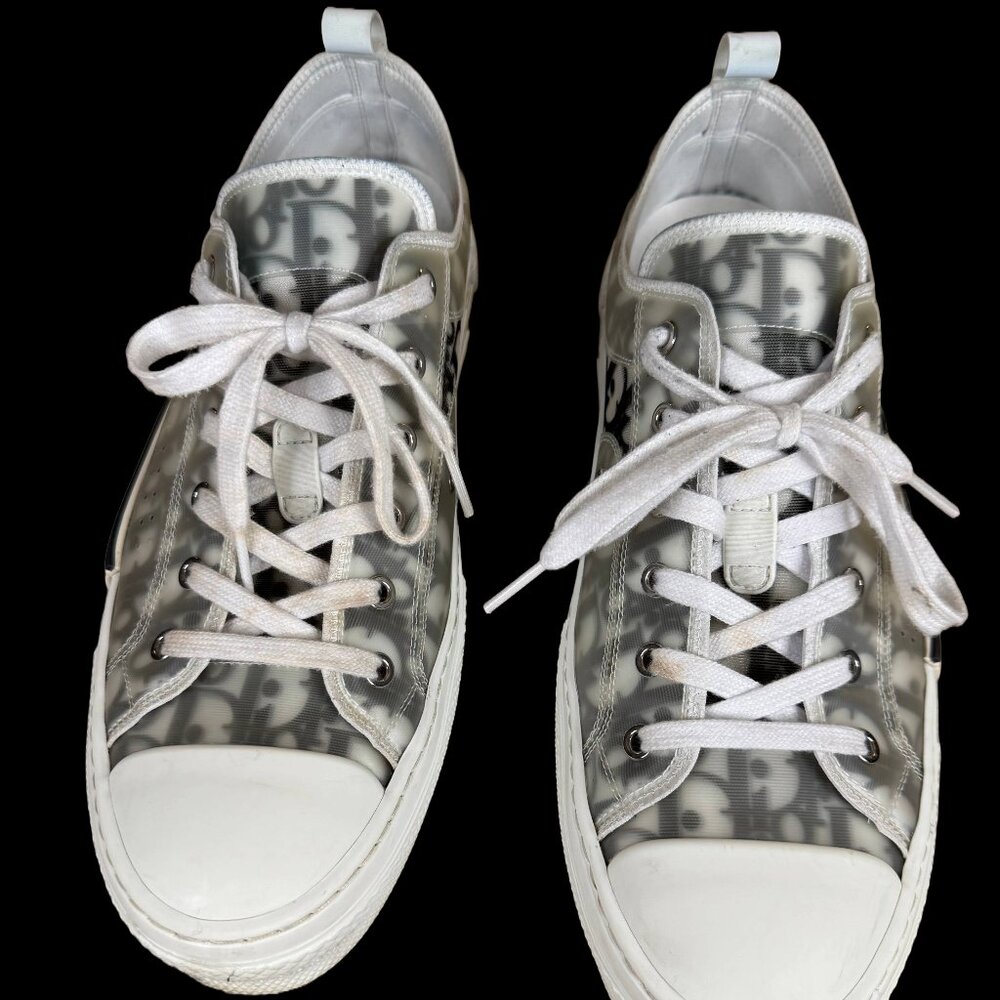 Authentic DIOR Grey/White Men's Sneaker - Size EU 45